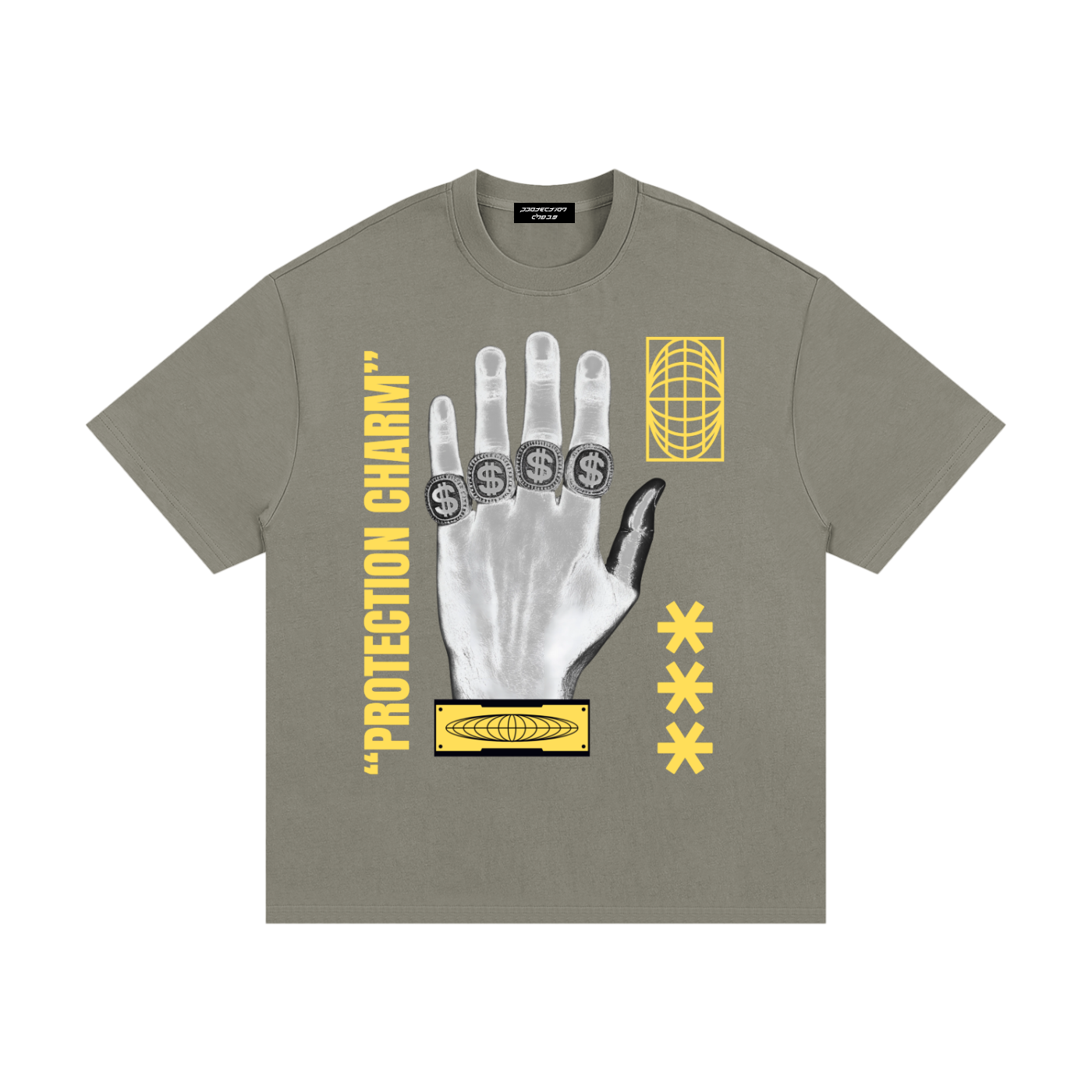 "Protection Charm" Essential Heavyweight Cotton T-Shirt