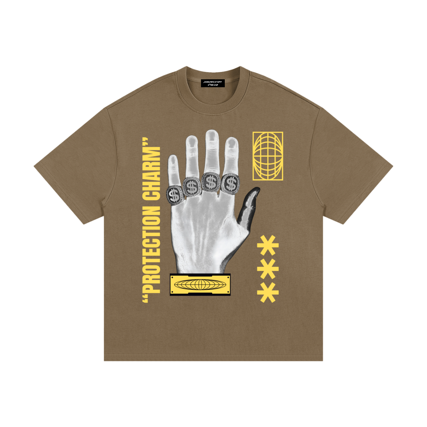 "Protection Charm" Essential Heavyweight Cotton T-Shirt