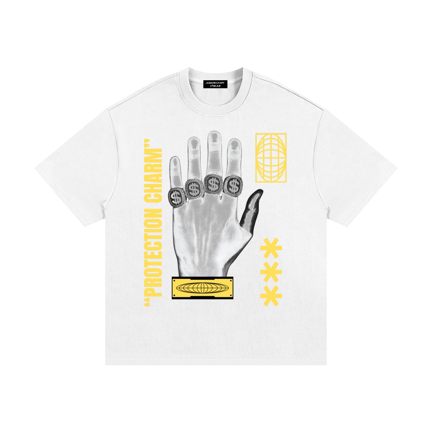 "Protection Charm" Essential Heavyweight Cotton T-Shirt