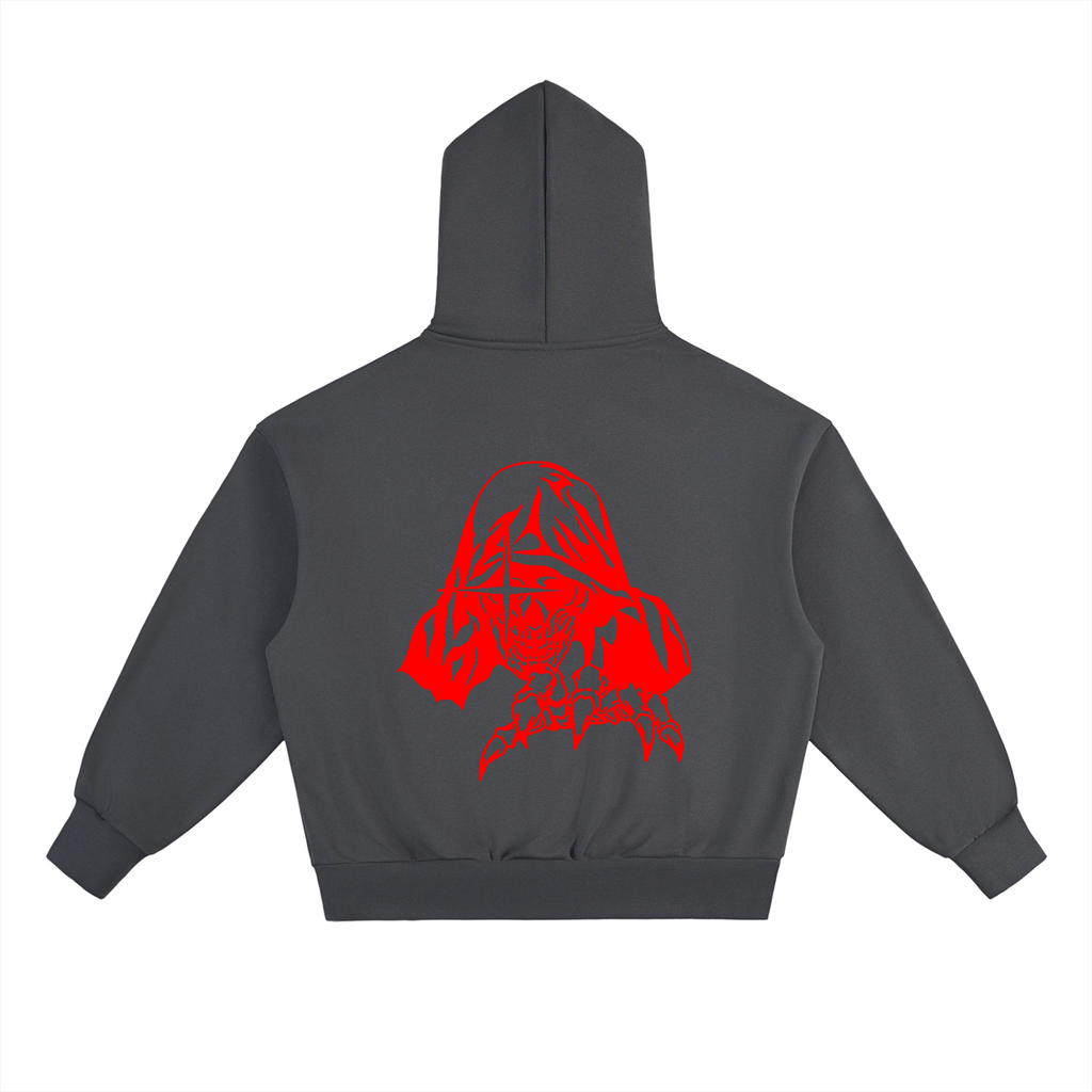 Protection Charm Essential Red Heavyweight Fleece Hoodie