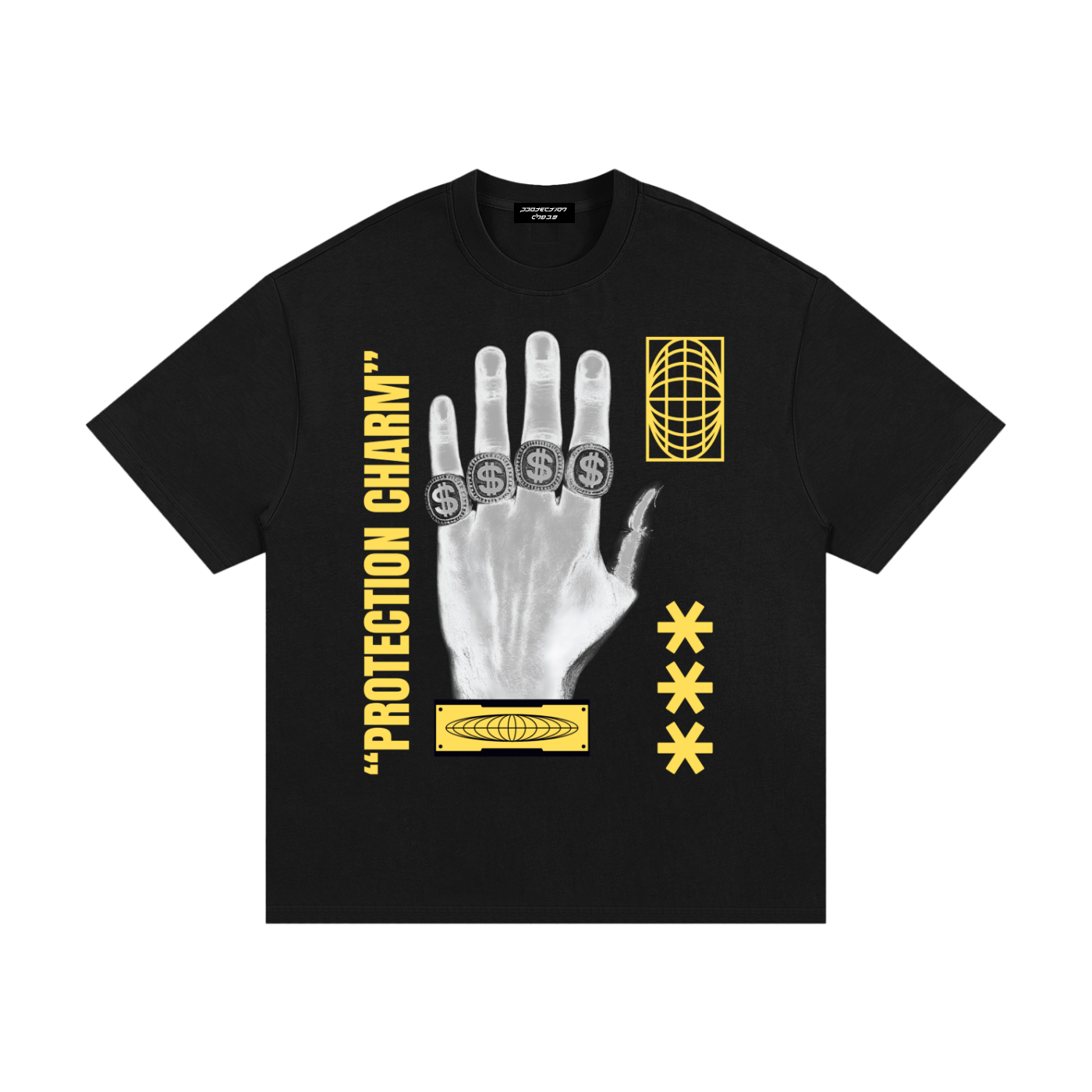 "Protection Charm" Essential Heavyweight Cotton T-Shirt