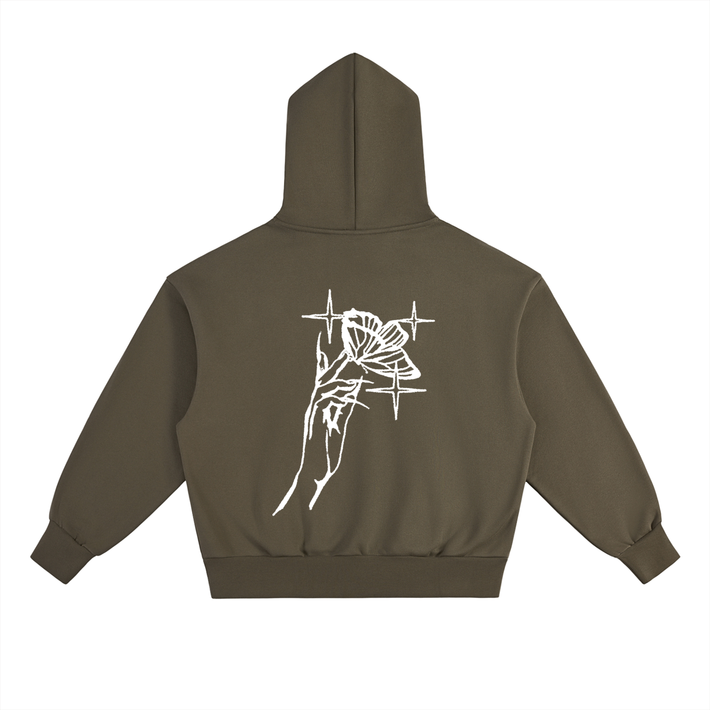 Protection Charm Butterfly Essential Heavyweight Fleece Hoodie