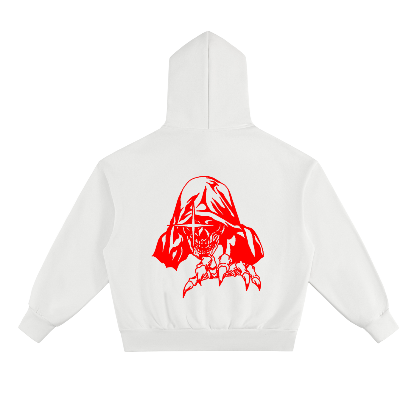Protection Charm Essential Red Heavyweight Fleece Hoodie