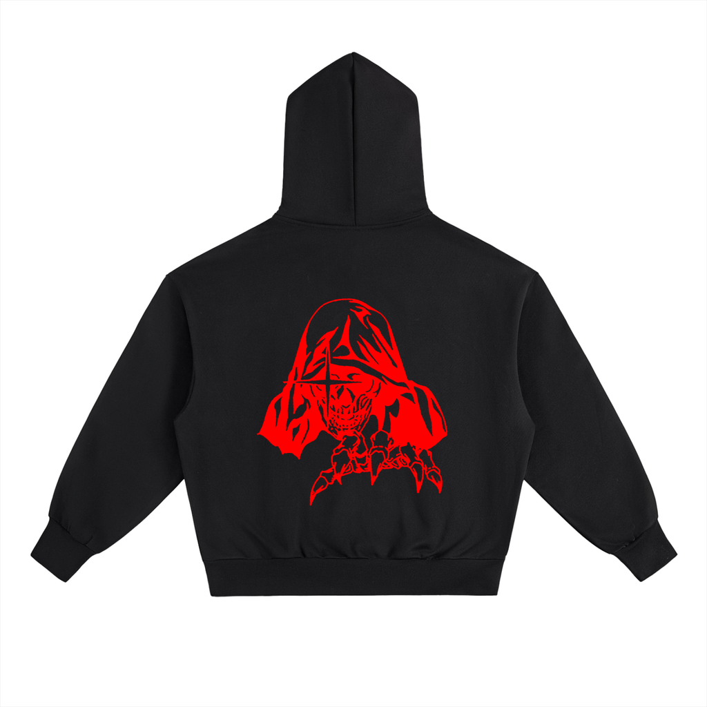 Protection Charm Essential Red Heavyweight Fleece Hoodie