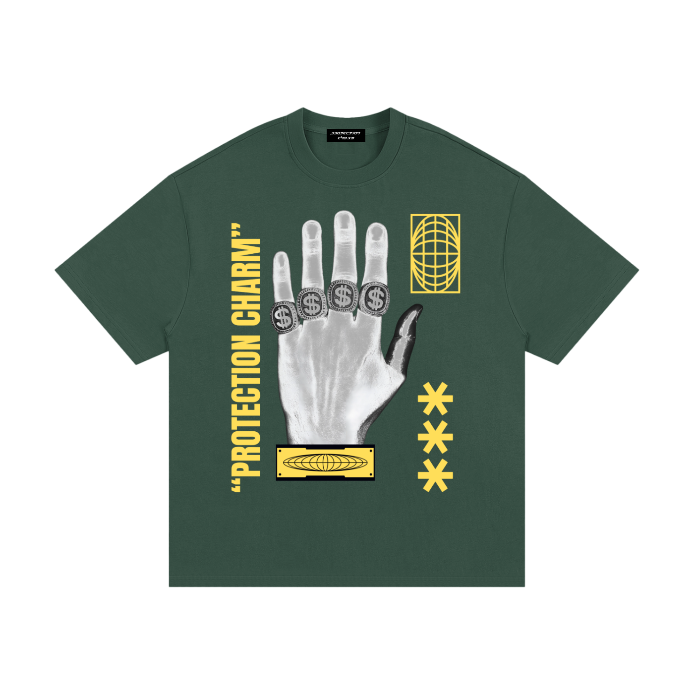 "Protection Charm" Essential Heavyweight Cotton T-Shirt