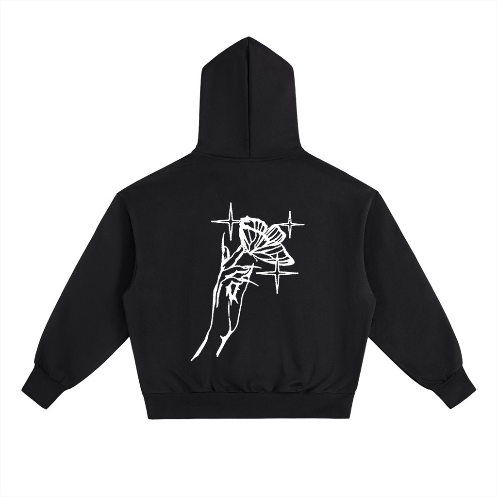 Protection Charm Butterfly Essential Heavyweight Fleece Hoodie
