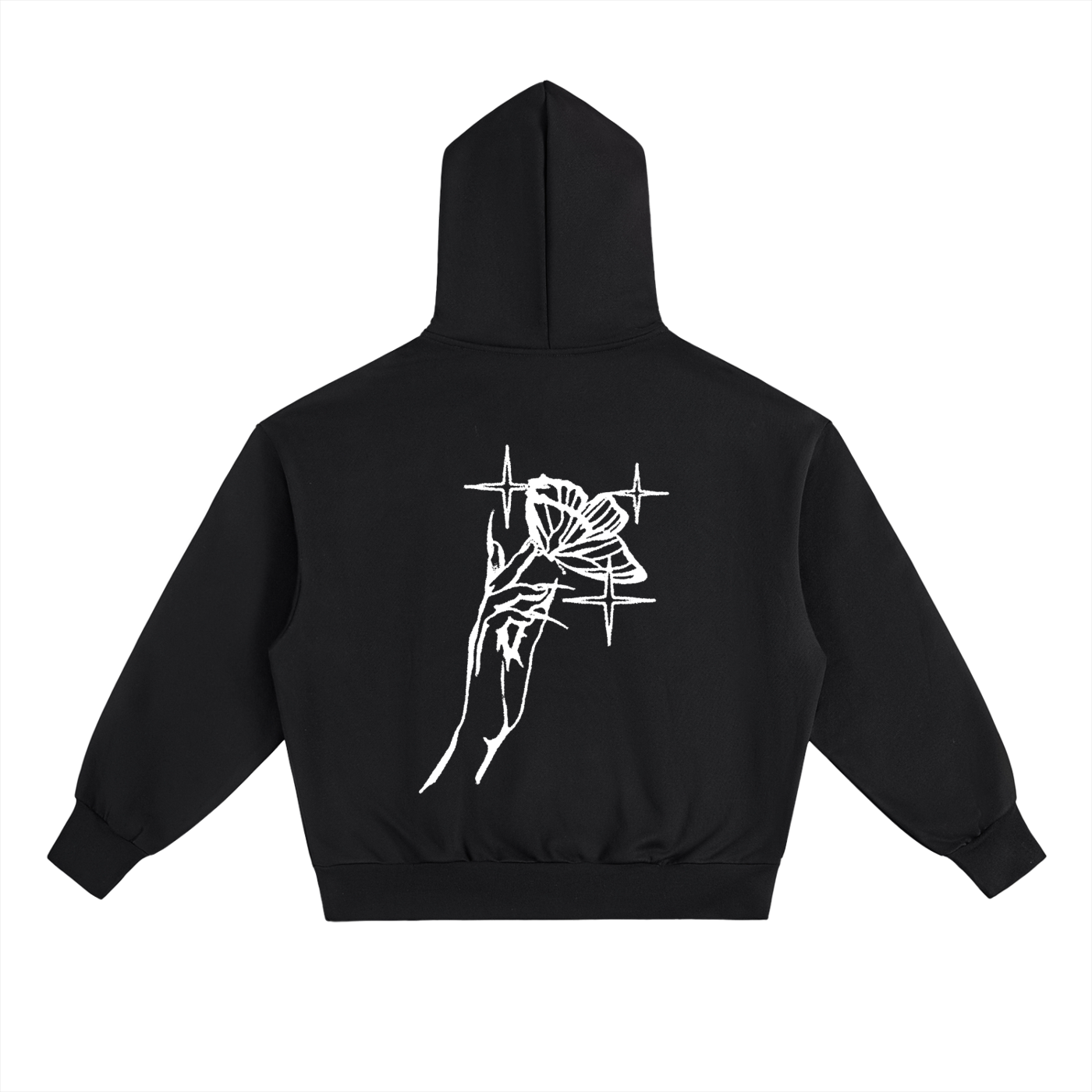 Protection Charm Butterfly Essential Heavyweight Fleece Hoodie